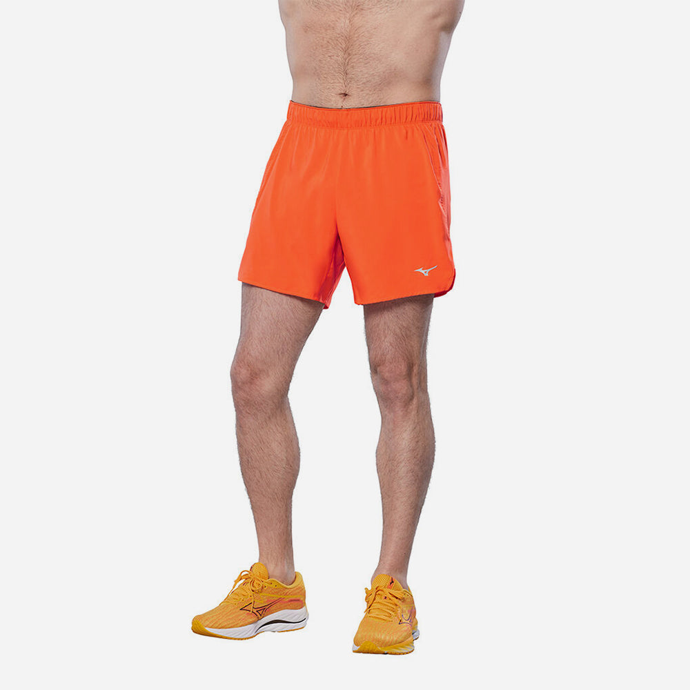 Quần Ngắn Thể Thao Nam Mizuno Core 5.5 2In1 - Cam - Supersports Vietnam
