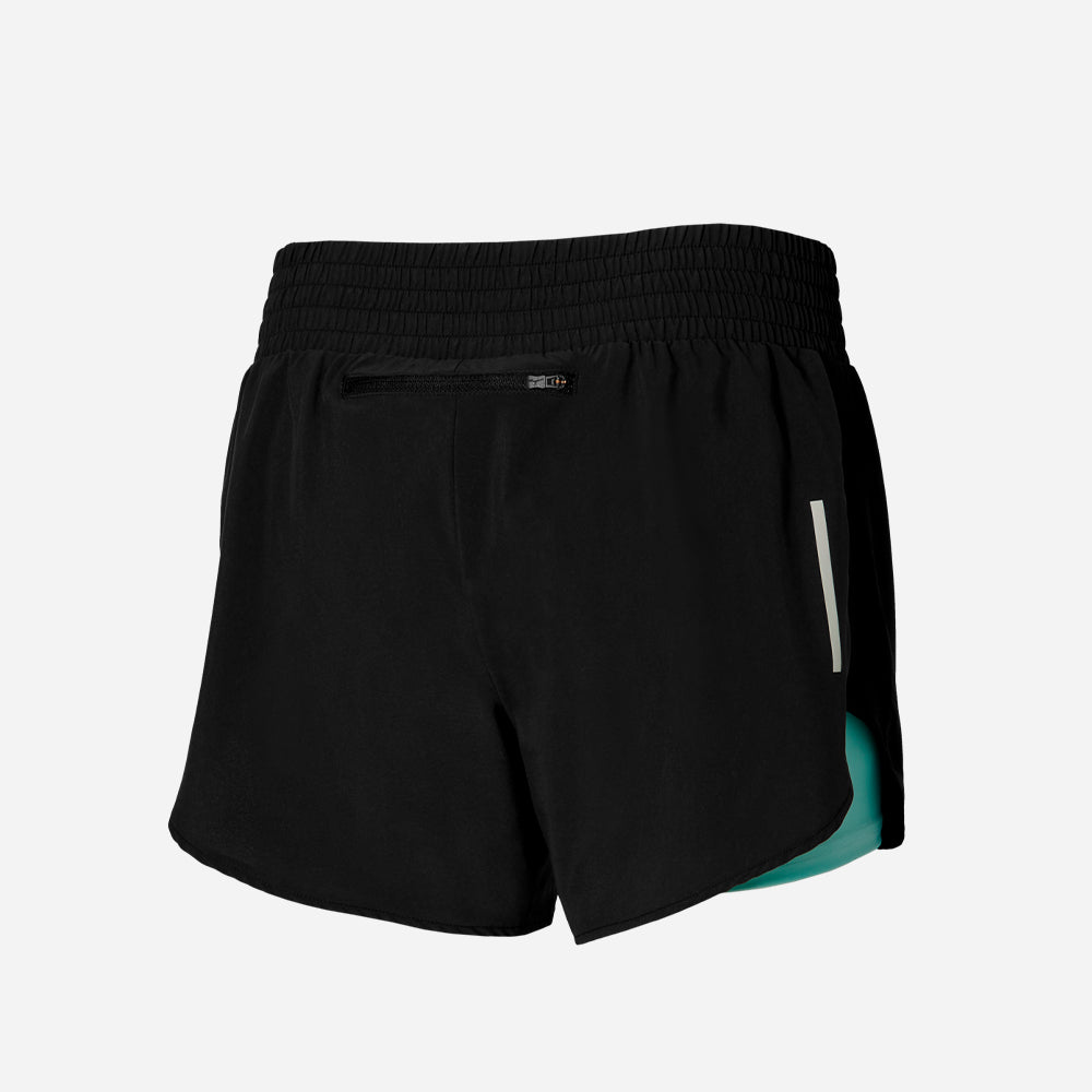 Quần Ngắn Nữ Mizuno 2In1 4.5 - Đen - Supersports Vietnam