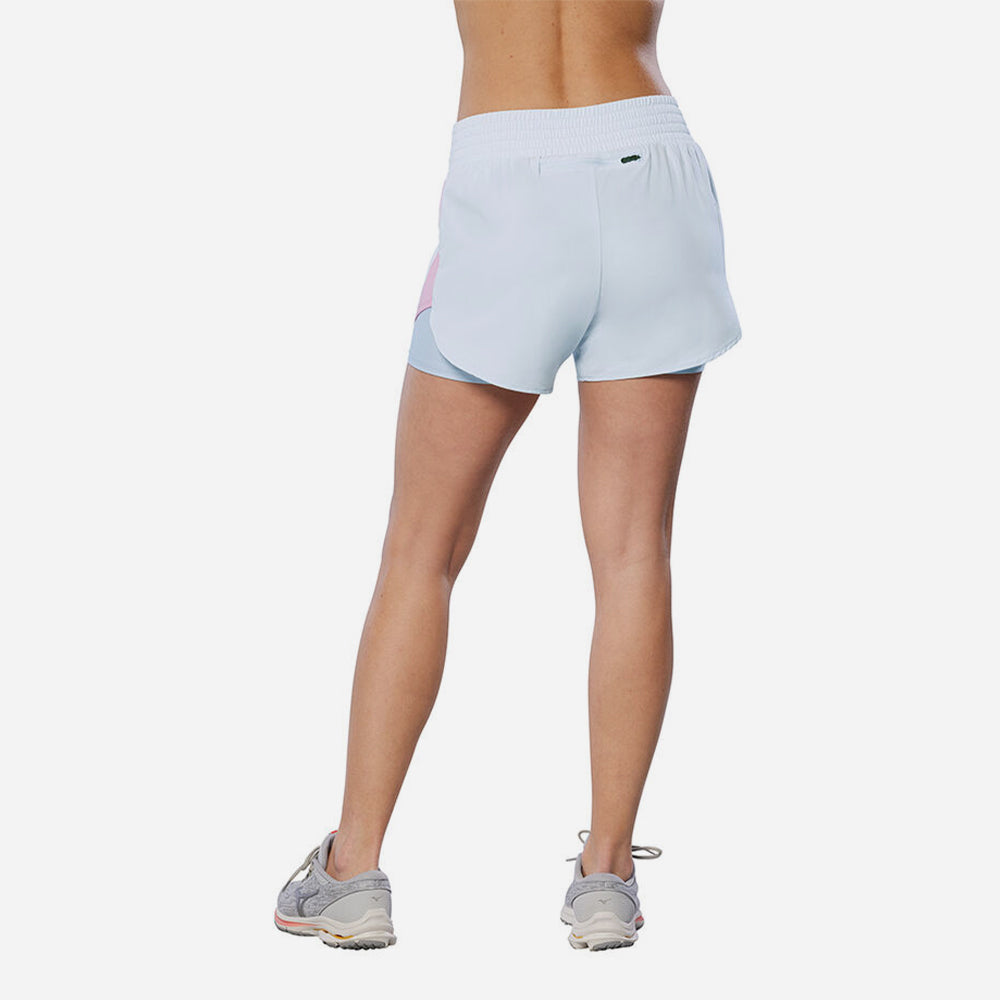 Quần Ngắn Thể Thao Nữ Mizuno 2In1 4.5 - Xanh Dương - Supersports Vietnam