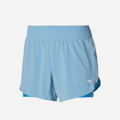 Quần Ngắn Nữ Mizuno 2In1 4.5 - Xanh Dương - Supersports Vietnam