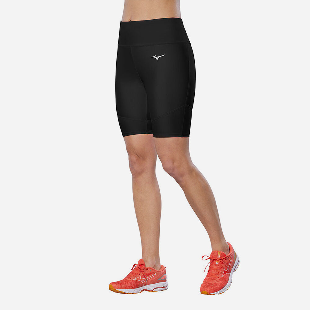 Quần Bó Thể Thao Nữ Mizuno Impulse Core Mid - Đen - Supersports Vietnam