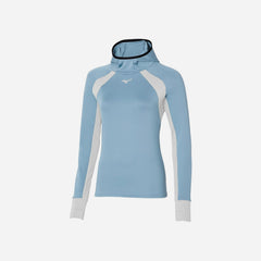 Áo Thun Dài Tay Nữ Mizuno Warmalite Hooded - Xanh Dương - Supersports Vietnam