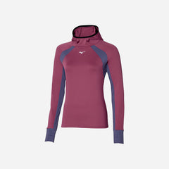Áo Thun Dài Tay Nữ Mizuno Warmalite Hooded - Tím - Supersports Vietnam