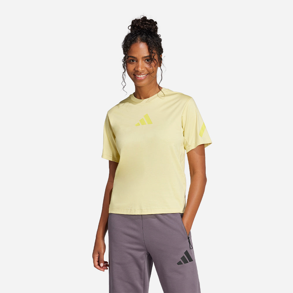 Áo Thun Nữ Adidas Z.N.E. - Vàng - Supersports Vietnam