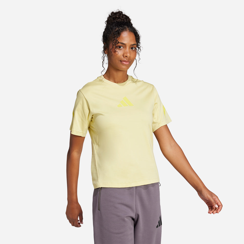 Áo Thun Nữ Adidas Z.N.E. - Vàng - Supersports Vietnam