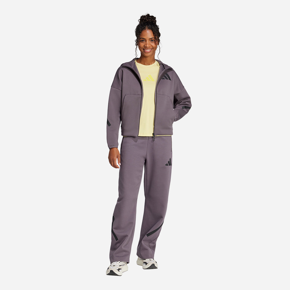 Quần Dài Thể Thao Nữ Adidas Z.N.E. Bar - Xám - Supersports Vietnam