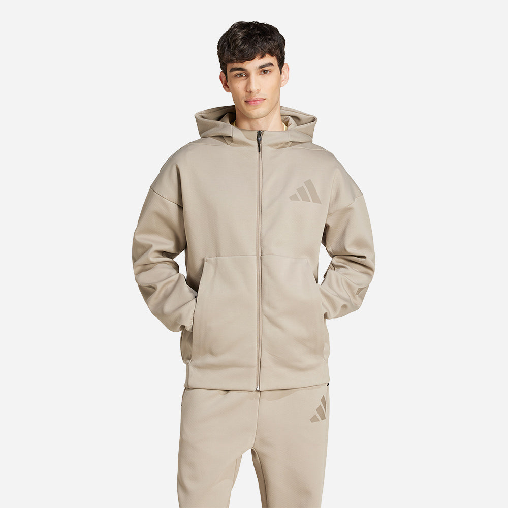 Áo Khoác Nam Adidas Z.N.E. Full-Zip - Be - Supersports Vietnam