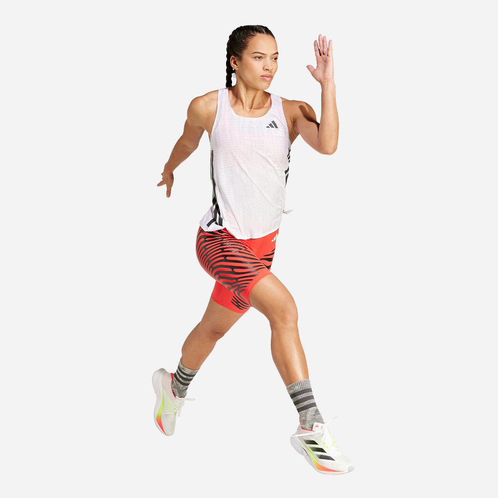 Áo Ba Lỗ Nữ Adidas Adizero - Trắng - Supersports Vietnam