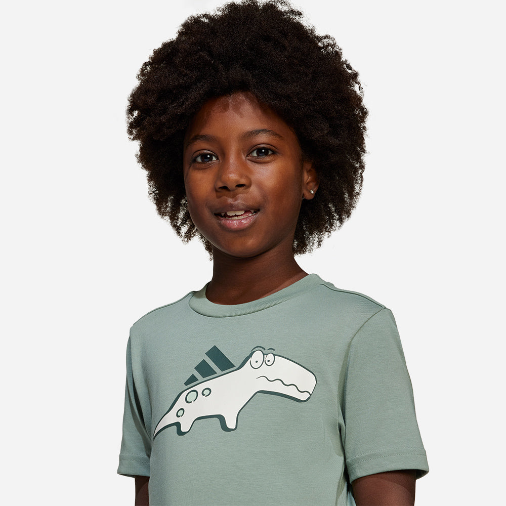 Áo Thun Trẻ Em Adidas Ladiraptor - Xanh Lá - Supersports Vietnam