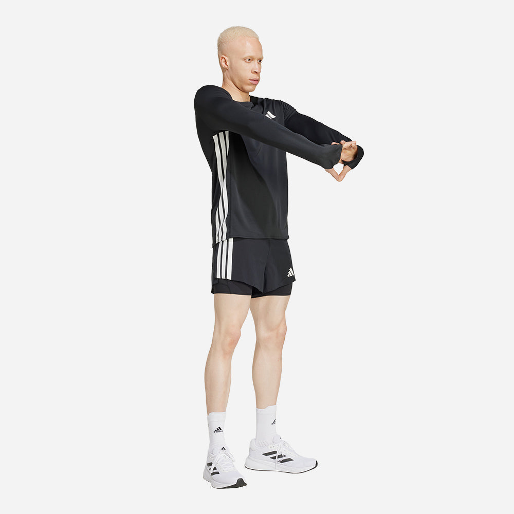 Quần Ngắn Nam Adidas Adizero 2In1 - Đen - Supersports Vietnam