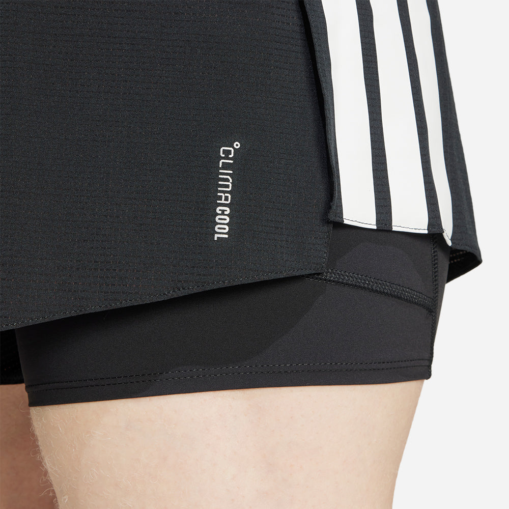 Quần Ngắn Nam Adidas Adizero 2In1 - Đen - Supersports Vietnam