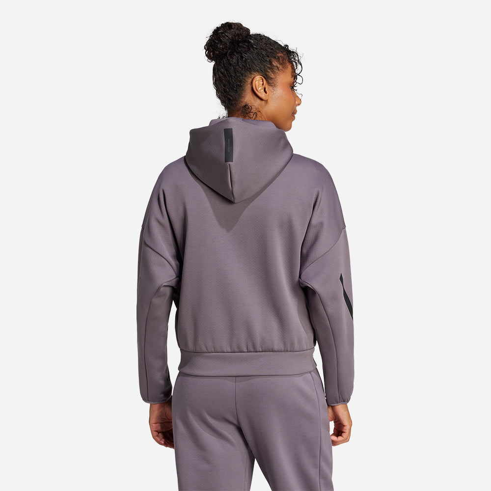Áo Khoác Nữ Adidas Z.N.E. Full-Zip - Xám - Supersports Vietnam
