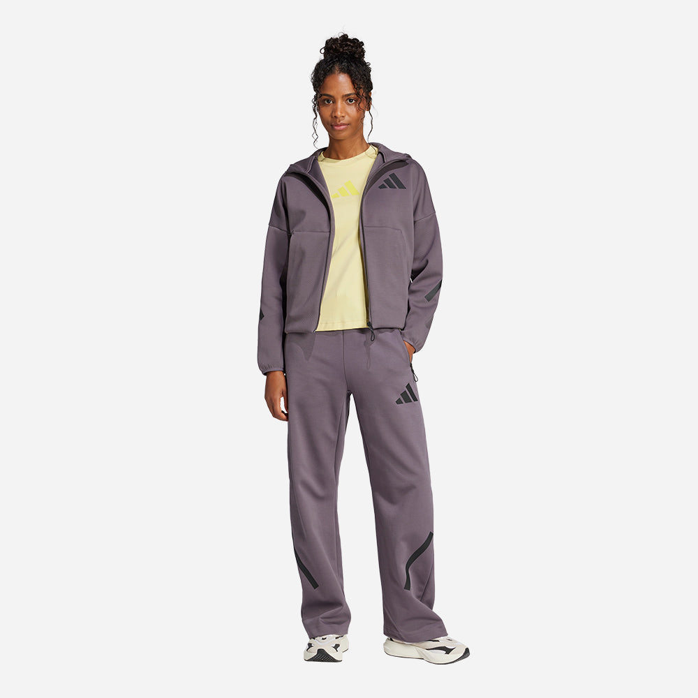 Áo Khoác Nữ Adidas Z.N.E. Full-Zip - Xám - Supersports Vietnam