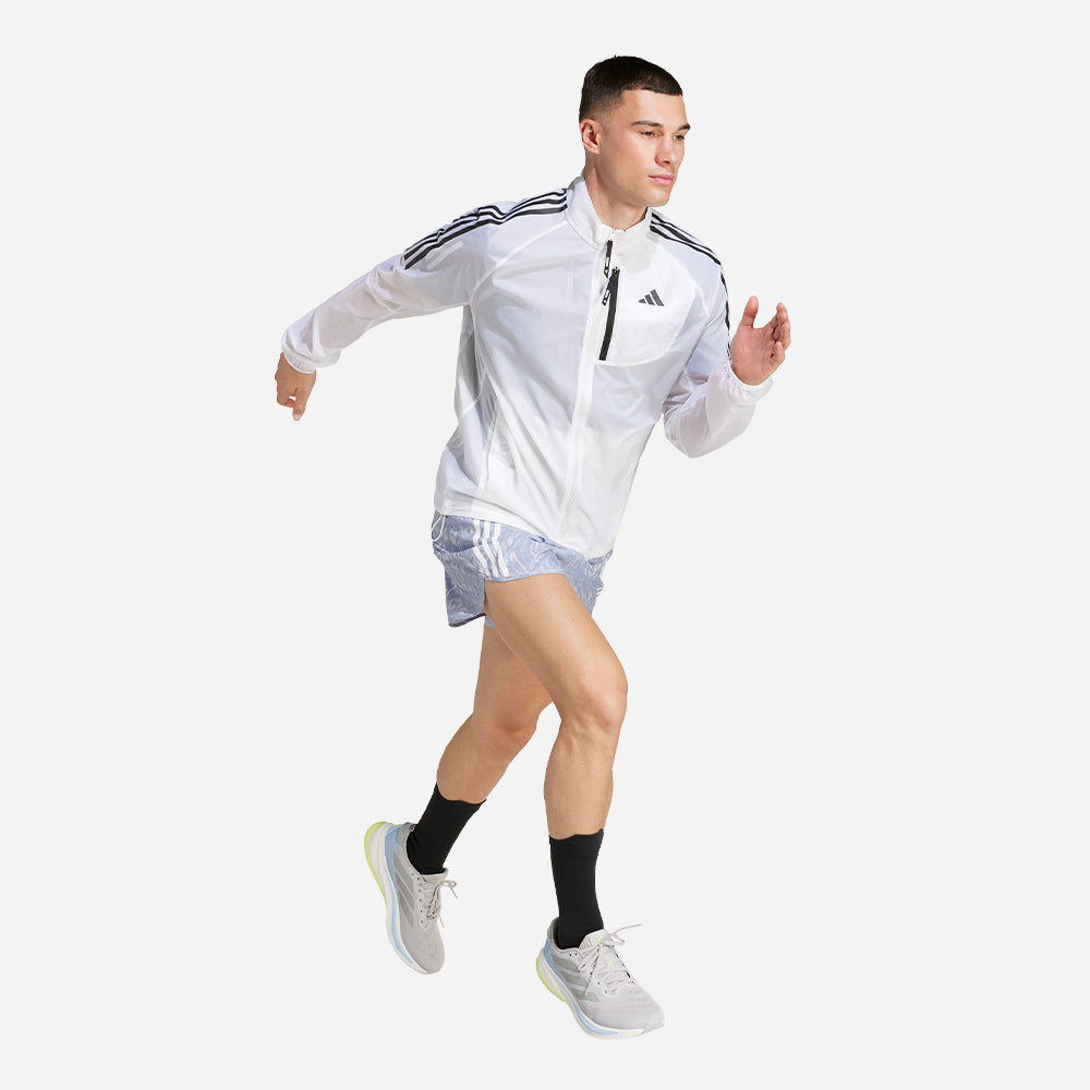 Áo Khoác Nam Adidas Own The Run 3S - Trắng - Supersports Vietnam