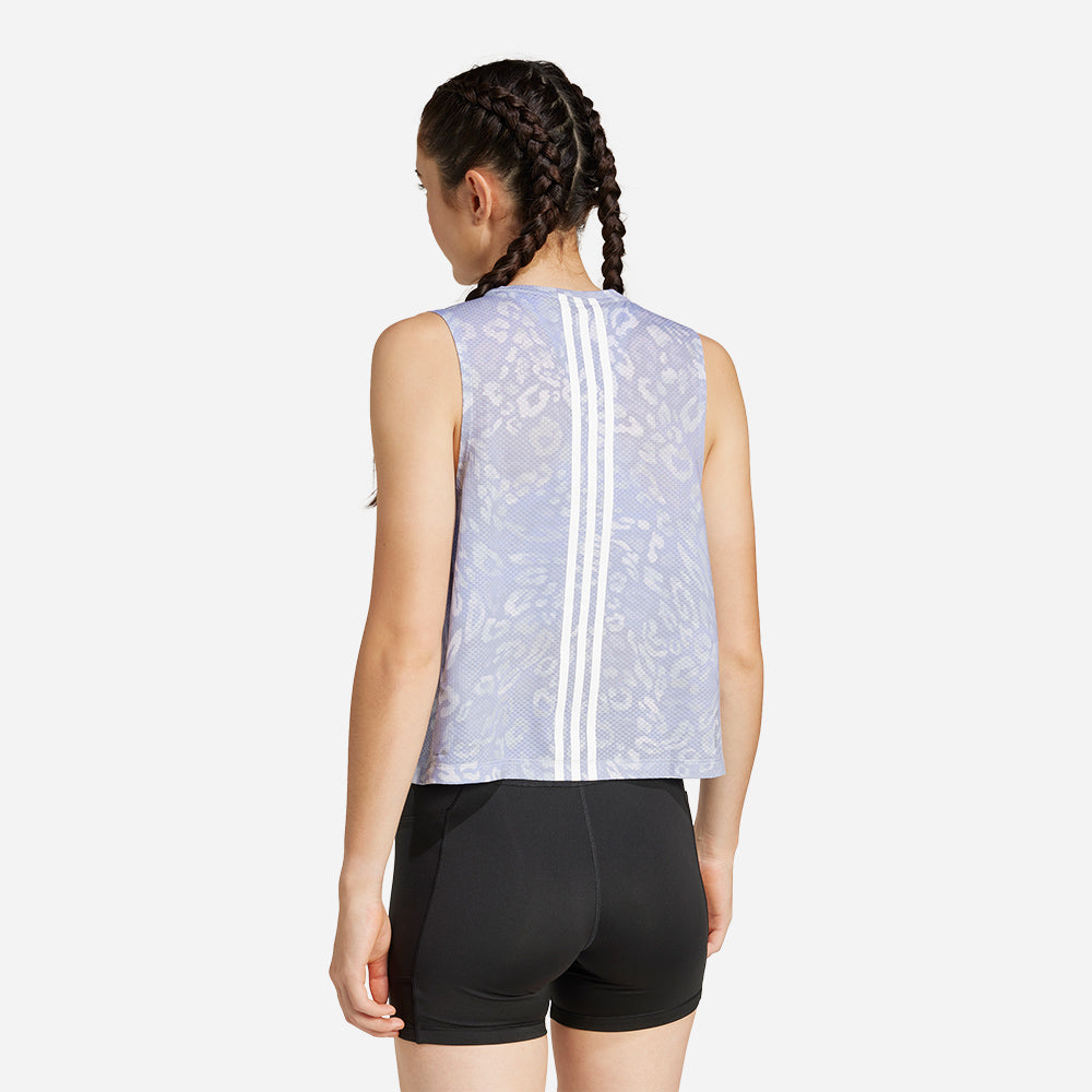 Áo Ba Lỗ Nữ Adidas Own The Run - Xanh Dương - Supersports Vietnam