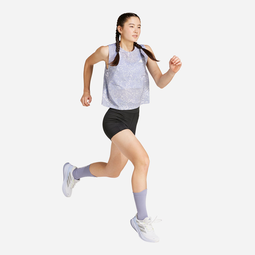 Áo Ba Lỗ Nữ Adidas Own The Run - Xanh Dương - Supersports Vietnam