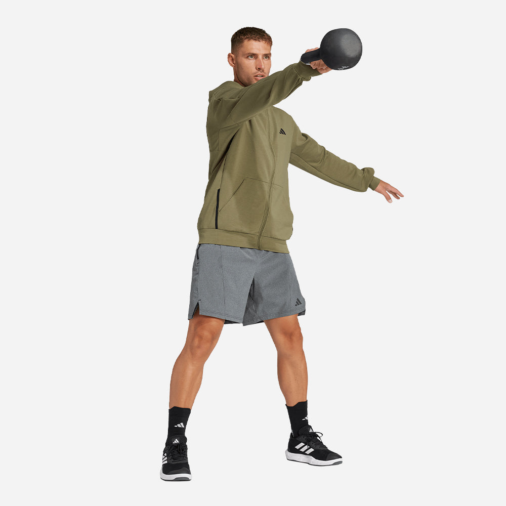 Quần Ngắn Thể Thao Nam Adidas Designed For Training Mélange - Xám - Supersports Vietnam