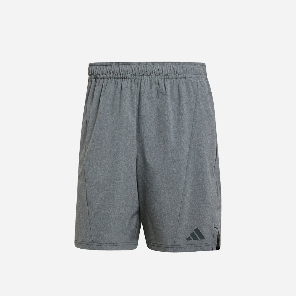 Quần Ngắn Thể Thao Nam Adidas Designed For Training Mélange - Xám - Supersports Vietnam