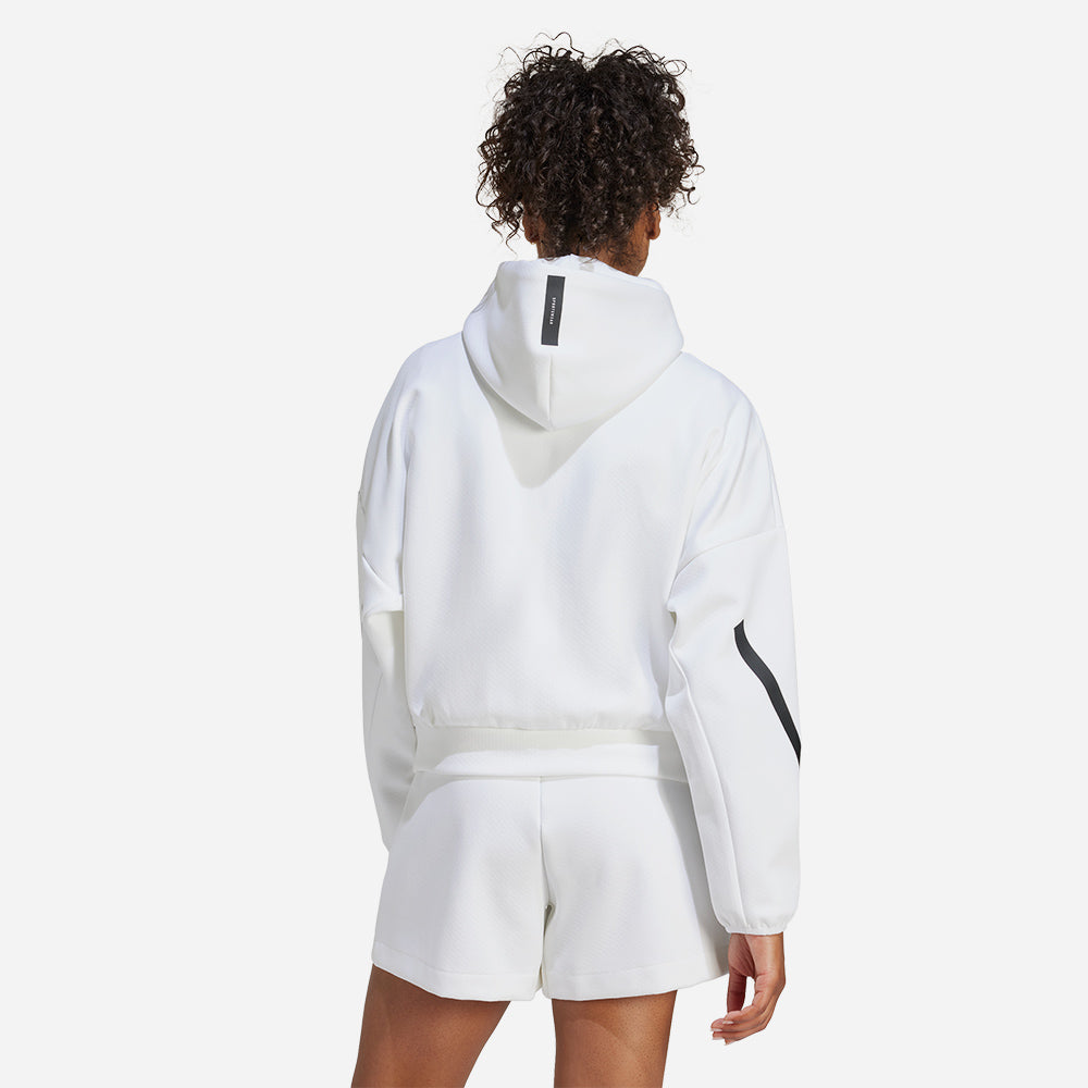 Áo Khoác Nữ Adidas Z.N.E. Full-Zip - Trắng - Supersports Vietnam