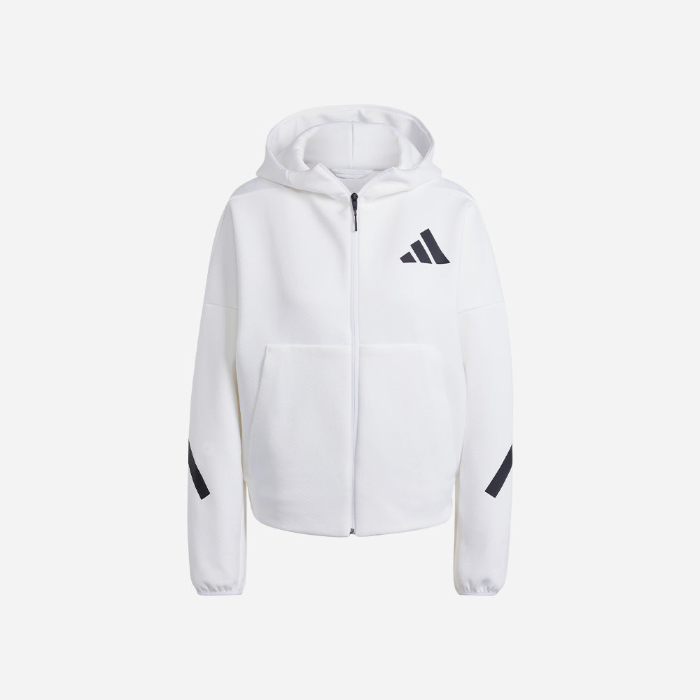 Áo Khoác Nữ Adidas Z.N.E. Full-Zip - Trắng - Supersports Vietnam