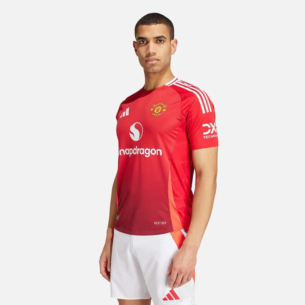 Áo Đá Bóng Nam Adidas Manchester United Sân Nhà 24/25 Authentic - Đỏ - Supersports Vietnam
