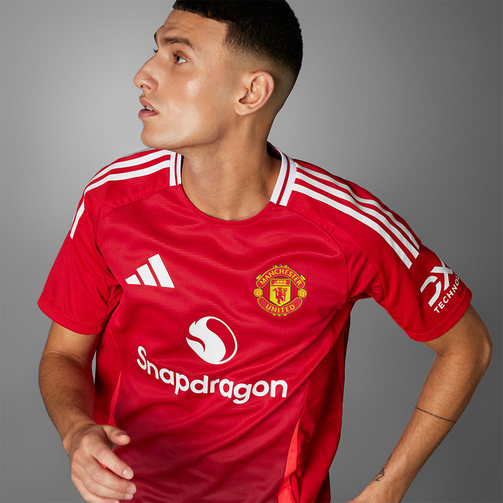 Áo Đá Bóng Nam Adidas Manchester United Sân Nhà 24/25 Authentic - Đỏ - Supersports Vietnam