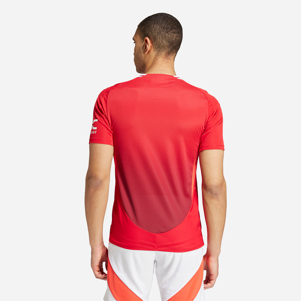 Áo Đá Bóng Nam Adidas Manchester United Sân Nhà 24/25 Authentic - Đỏ - Supersports Vietnam