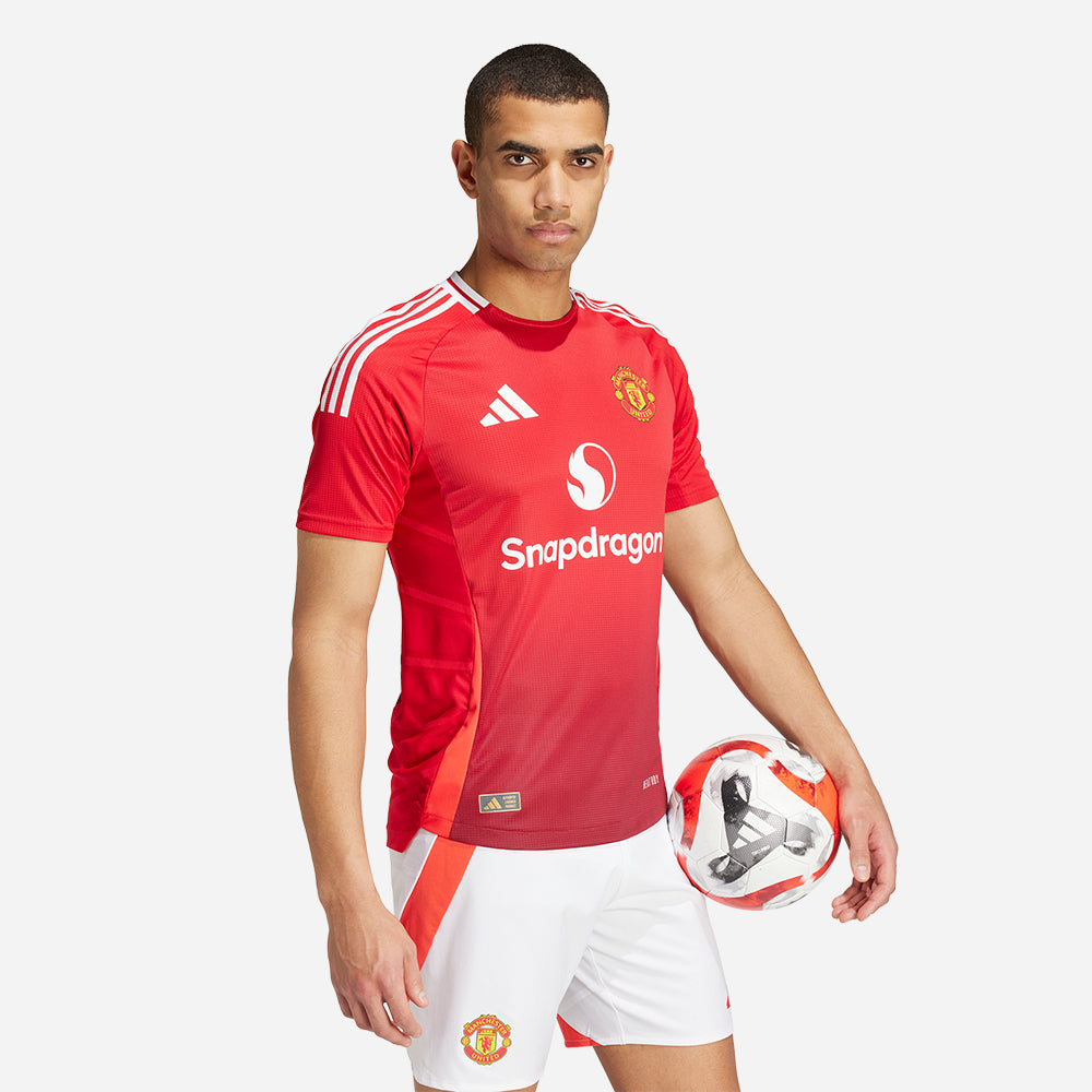 Áo Đá Bóng Nam Adidas Manchester United Sân Nhà 24/25 Authentic - Đỏ - Supersports Vietnam