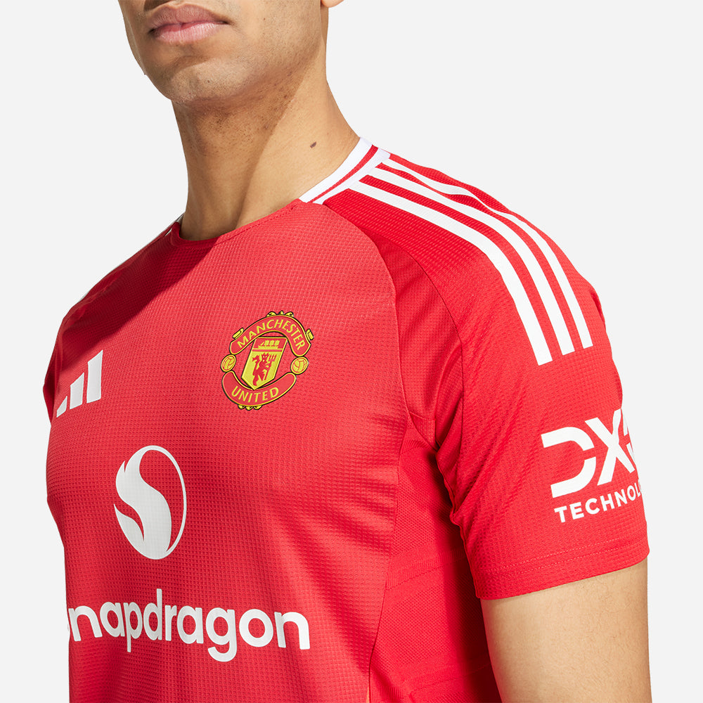 Áo Đá Bóng Nam Adidas Manchester United Sân Nhà 24/25 Authentic - Đỏ - Supersports Vietnam