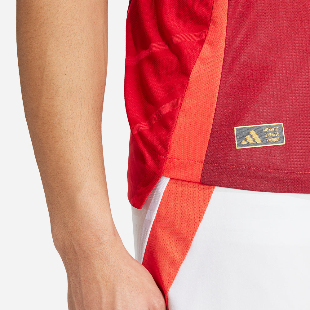 Áo Đá Bóng Nam Adidas Manchester United Sân Nhà 24/25 Authentic - Đỏ - Supersports Vietnam