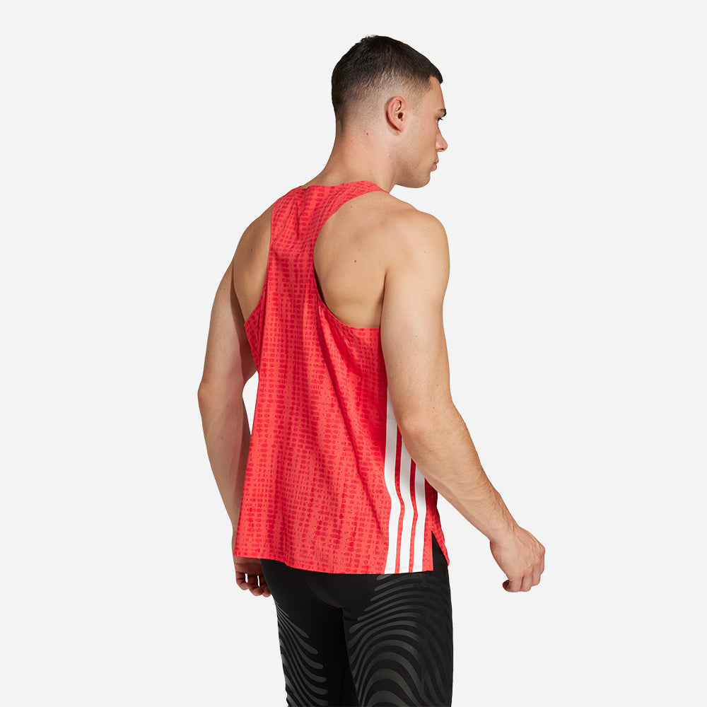 Áo Ba Lỗ Nam Adidas Adizero - Đỏ - Supersports Vietnam