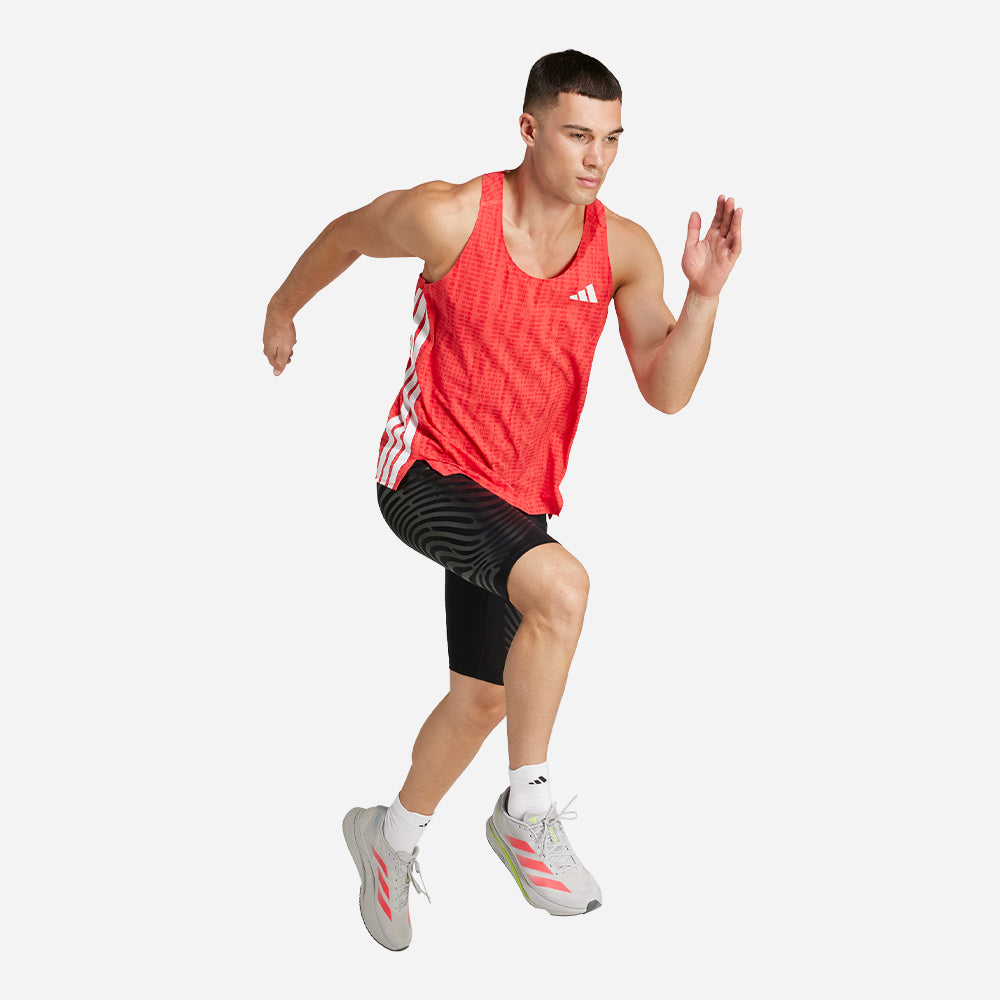Áo Ba Lỗ Nam Adidas Adizero - Đỏ - Supersports Vietnam