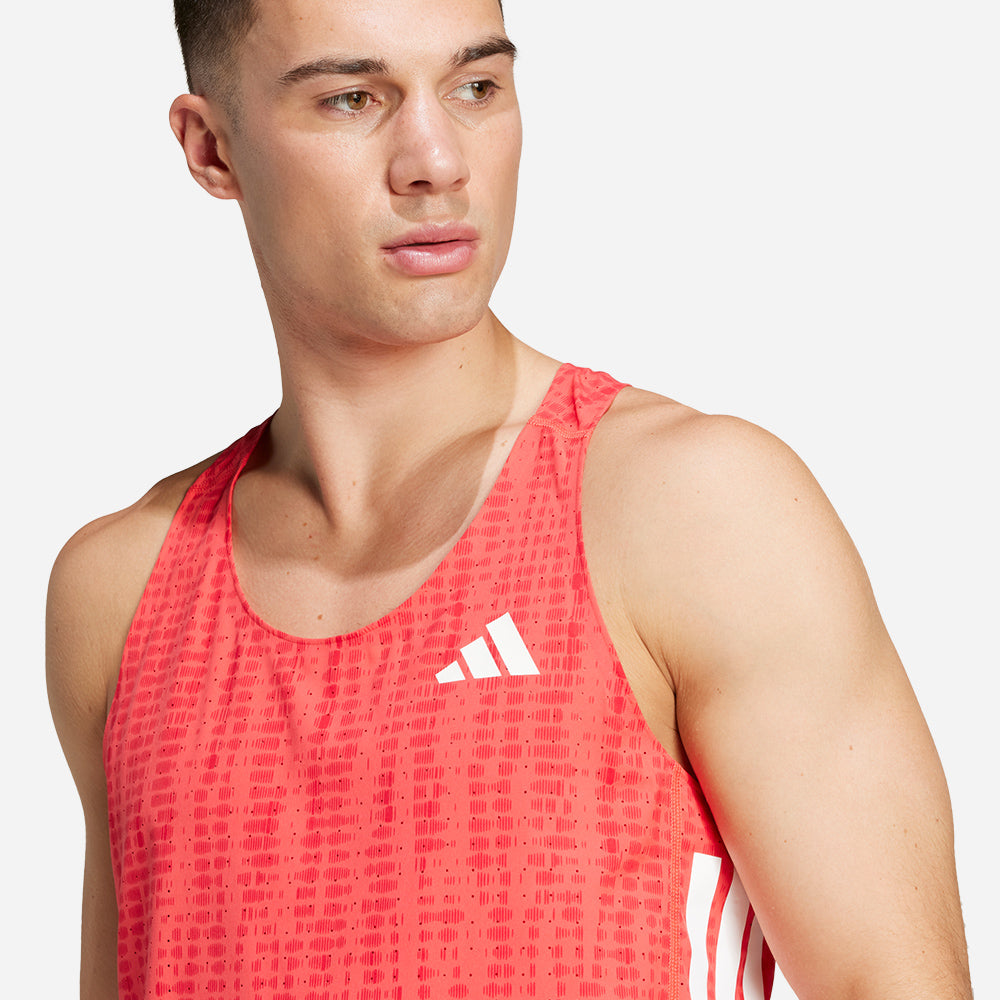 Áo Ba Lỗ Nam Adidas Adizero - Đỏ - Supersports Vietnam
