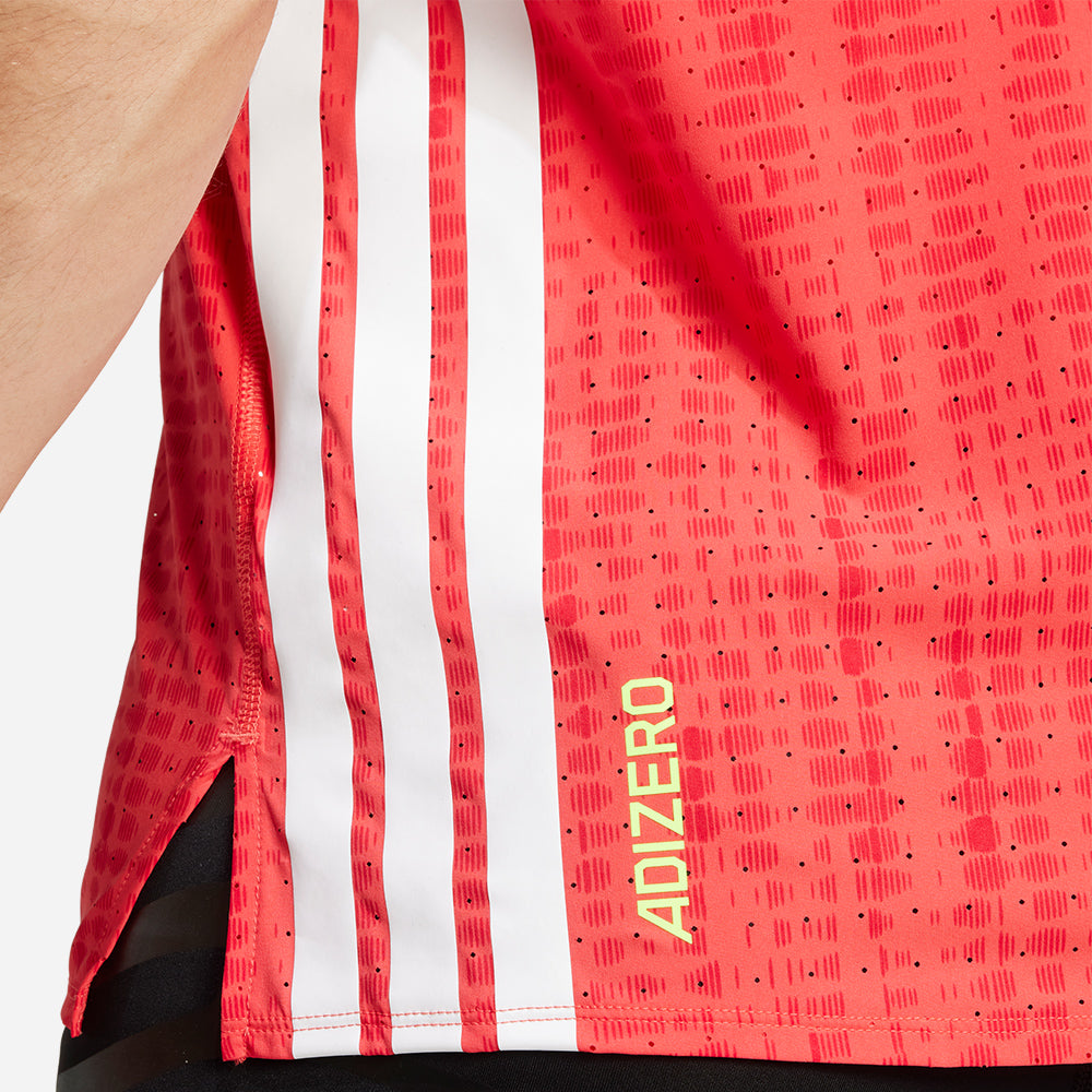 Áo Ba Lỗ Nam Adidas Adizero - Đỏ - Supersports Vietnam