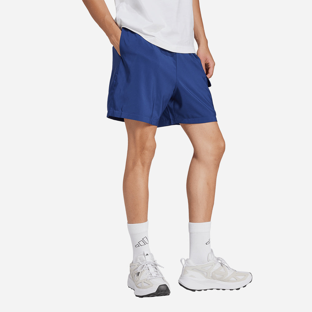 Quần Ngắn Thời Trang Nam Adidas Essentials Small Logo Cargo Chelsea - Xanh Dương - Supersports Vietnam