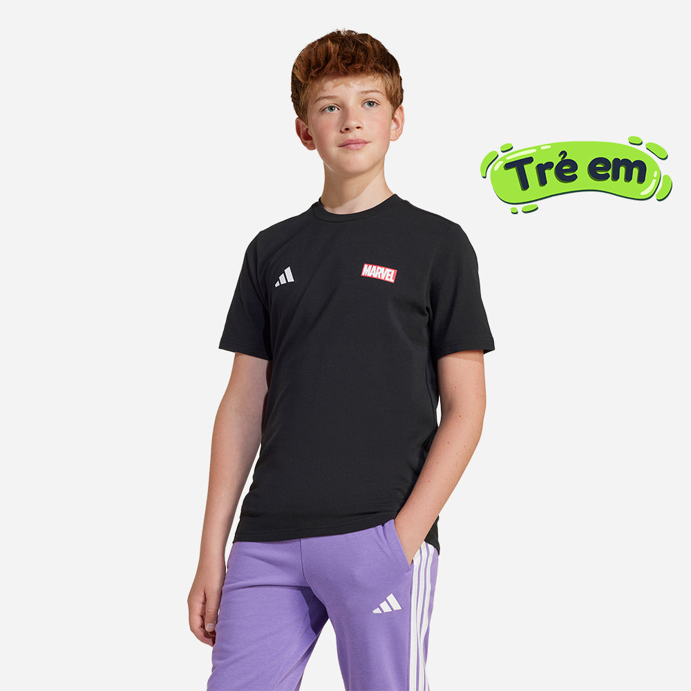 Áo Thun Trẻ Em Adidas Marvel Sgfx - Đen - Supersports Vietnam
