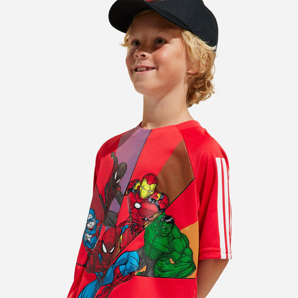 Áo Thun Trẻ Em Adidas Lmarvel Sm - Đỏ - Supersports Vietnam
