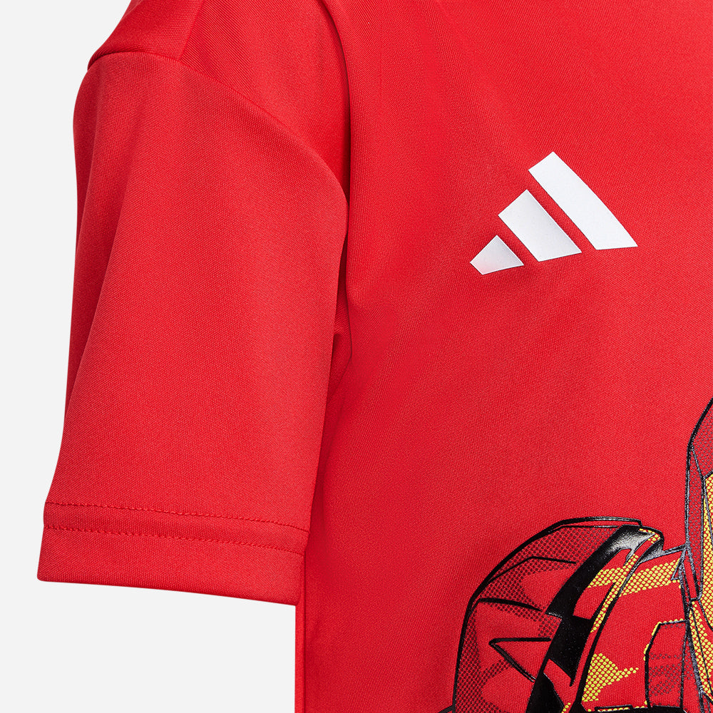 Bộ Quần Áo Trẻ Em Adidas X Marvel Spider-Man - Đỏ - Supersports Vietnam