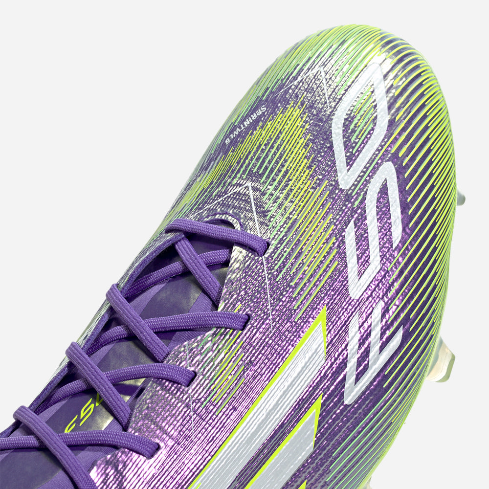 Giày Đá Bóng Dành Cho Sân Cỏ Tự Nhiên Nam Adidas F50 Elite - Tím - Supersports Vietnam