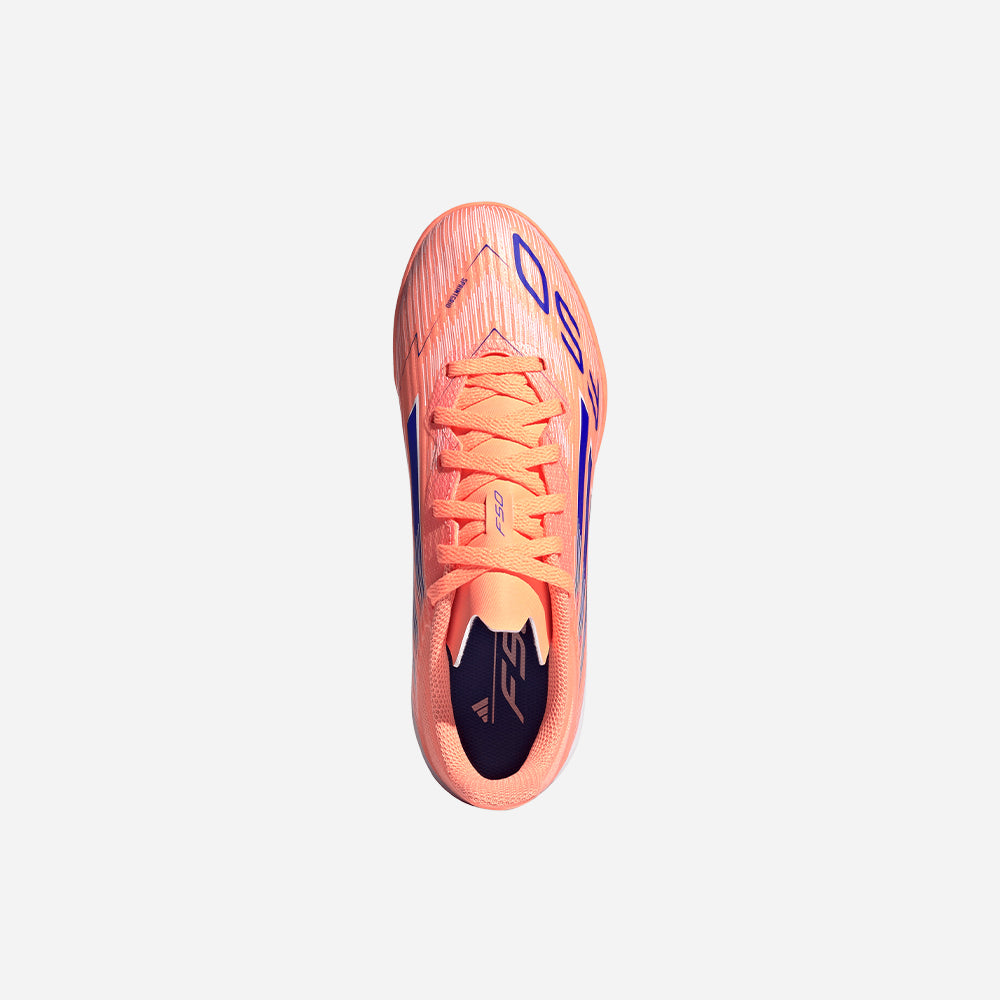 Giày Đá Bóng Sân Cỏ Nhân Tạo Trẻ Em Adidas F50 League - Cam San Hô - Supersports Vietnam