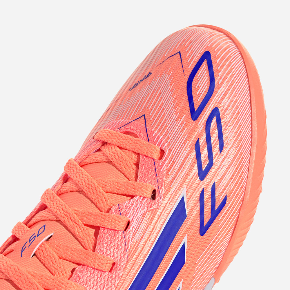 Giày Đá Bóng Sân Cỏ Nhân Tạo Trẻ Em Adidas F50 League - Cam San Hô - Supersports Vietnam