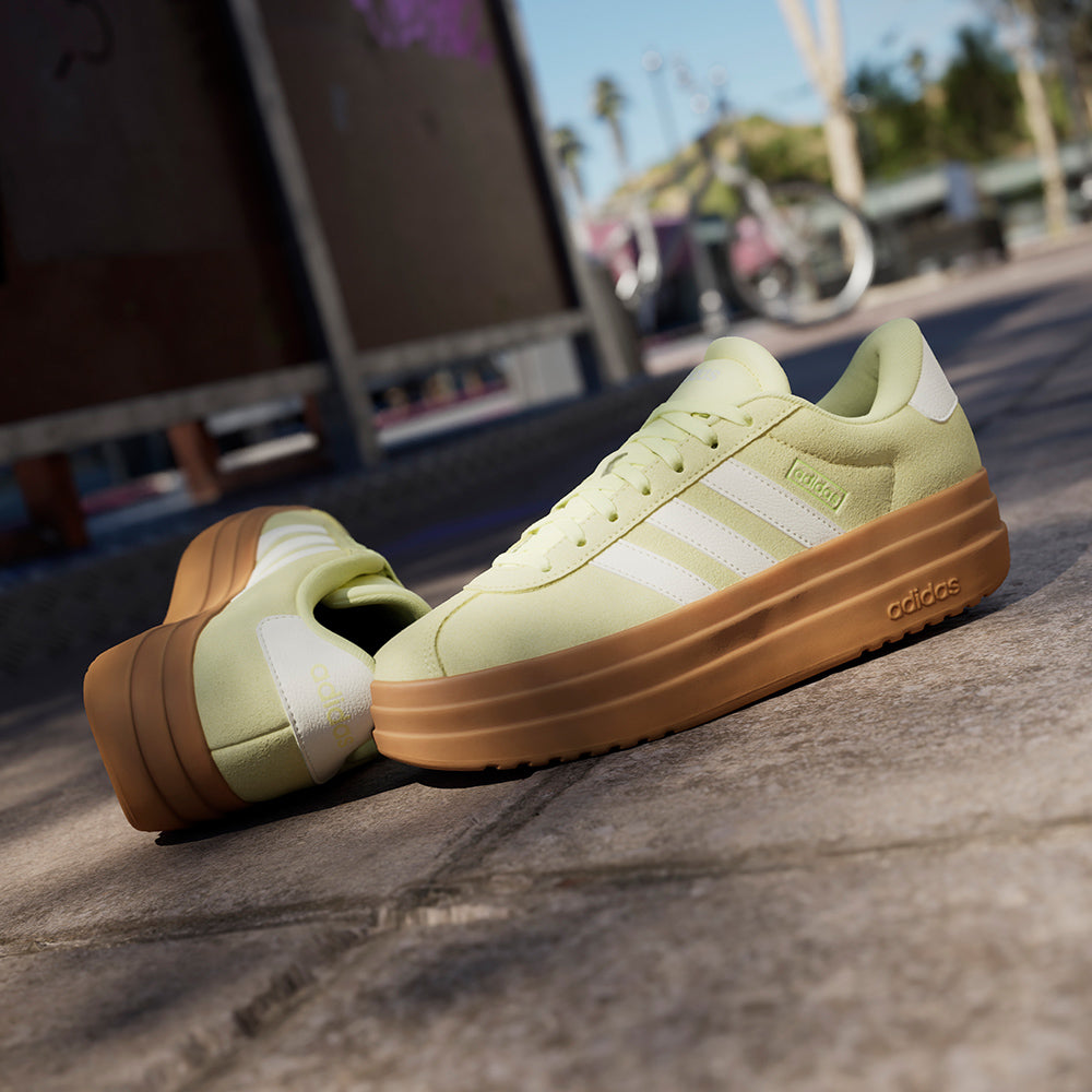 Giày Sneaker Nữ Adidas Vl Court Bold - Vàng - Supersports Vietnam