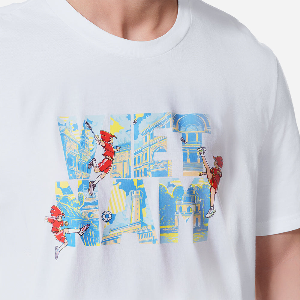 Áo Thun Tay Ngắn Unisex Adidas Landmarks I - Trắng - Supersports Vietnam