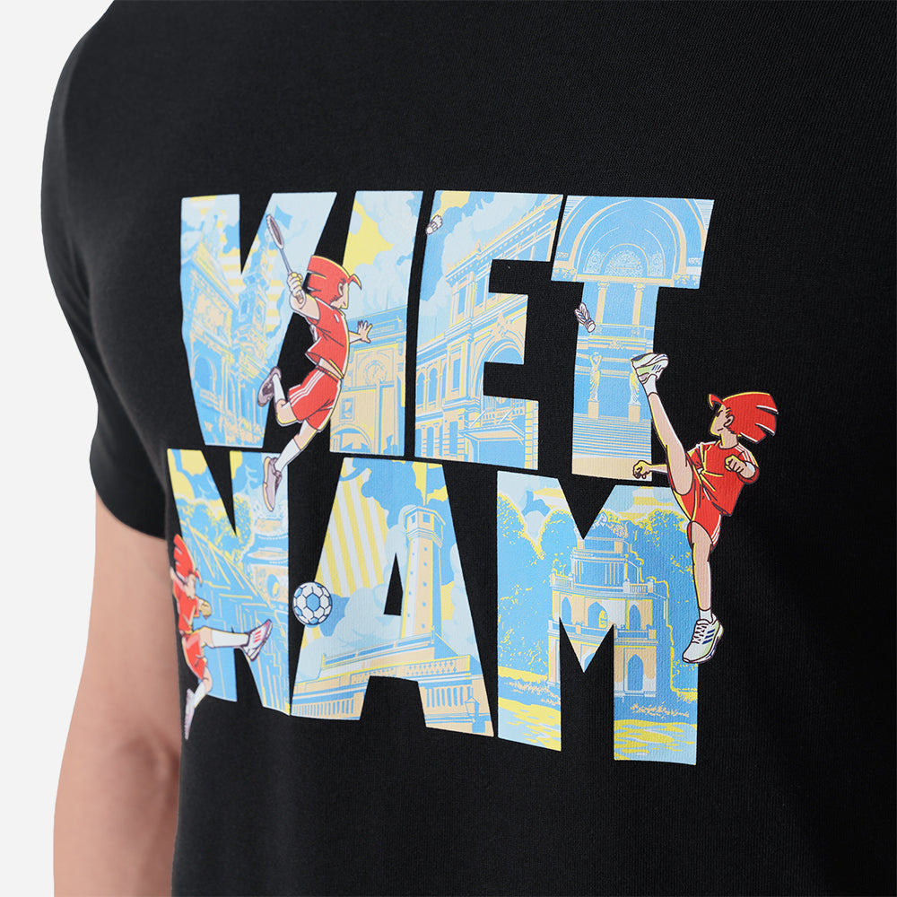 Áo Thun Tay Ngắn Unisex Adidas Landmarks Ii - Đen - Supersports Vietnam