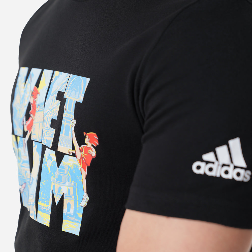 Áo Thun Tay Ngắn Unisex Adidas Landmarks Ii - Đen - Supersports Vietnam