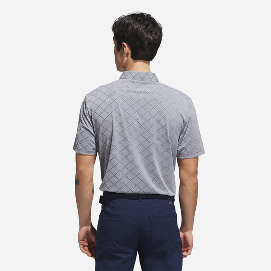 Áo Polo Nam Adidas Ultimate365 Hounds Jacquard - Xám