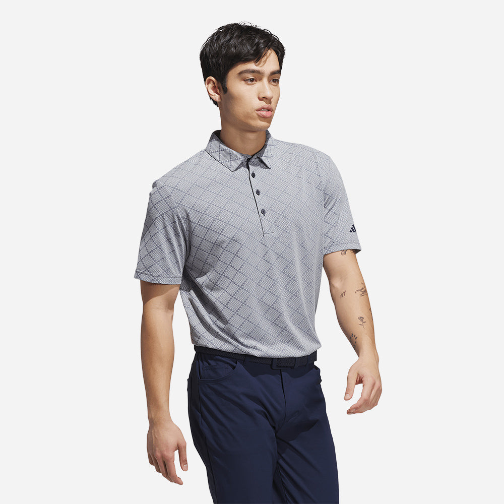 Áo Polo Nam Adidas Ultimate365 Hounds Jacquard - Xám - Supersports Vietnam