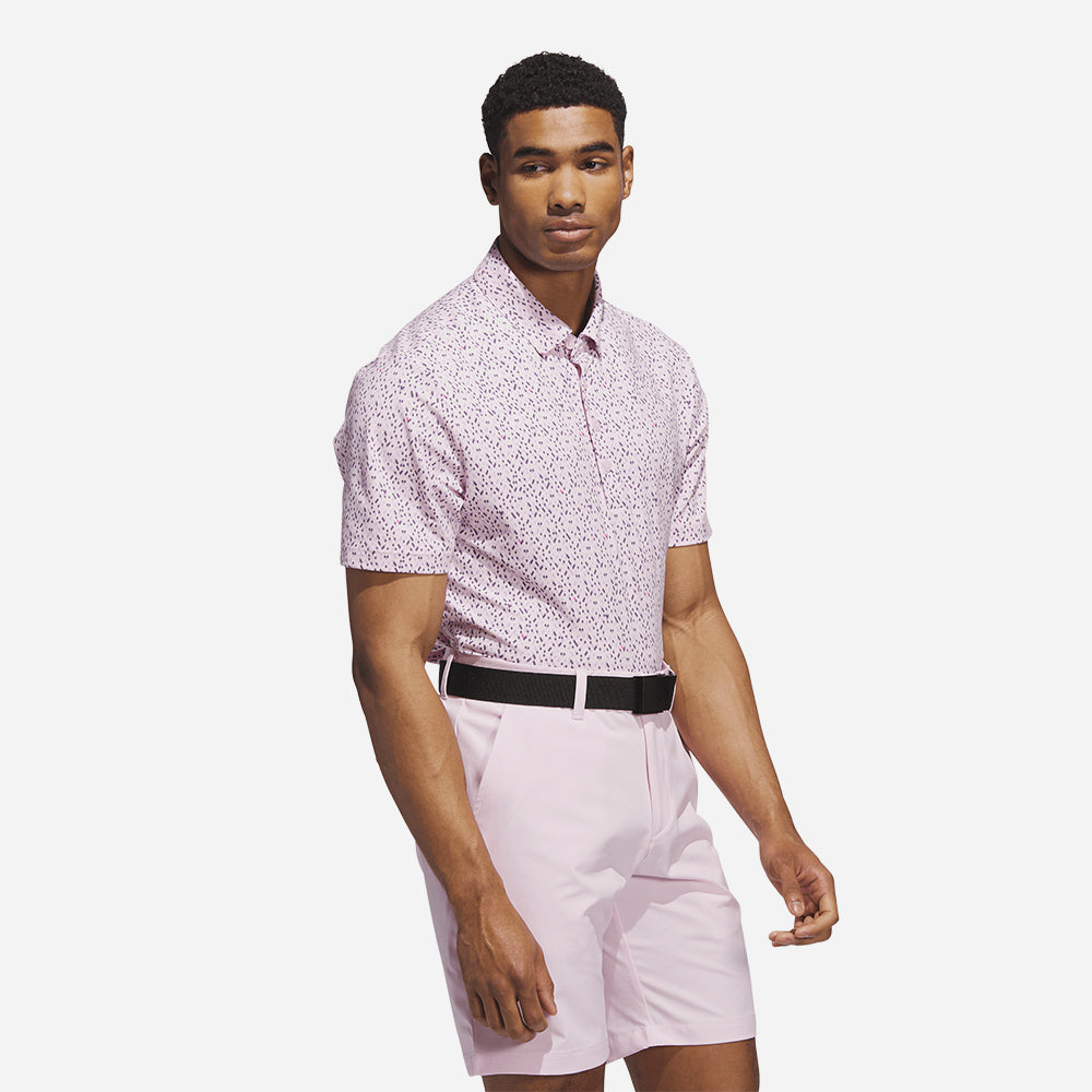 Áo Polo Nam Adidas Ultimate365 Micro Argyle - Hồng - Supersports Vietnam
