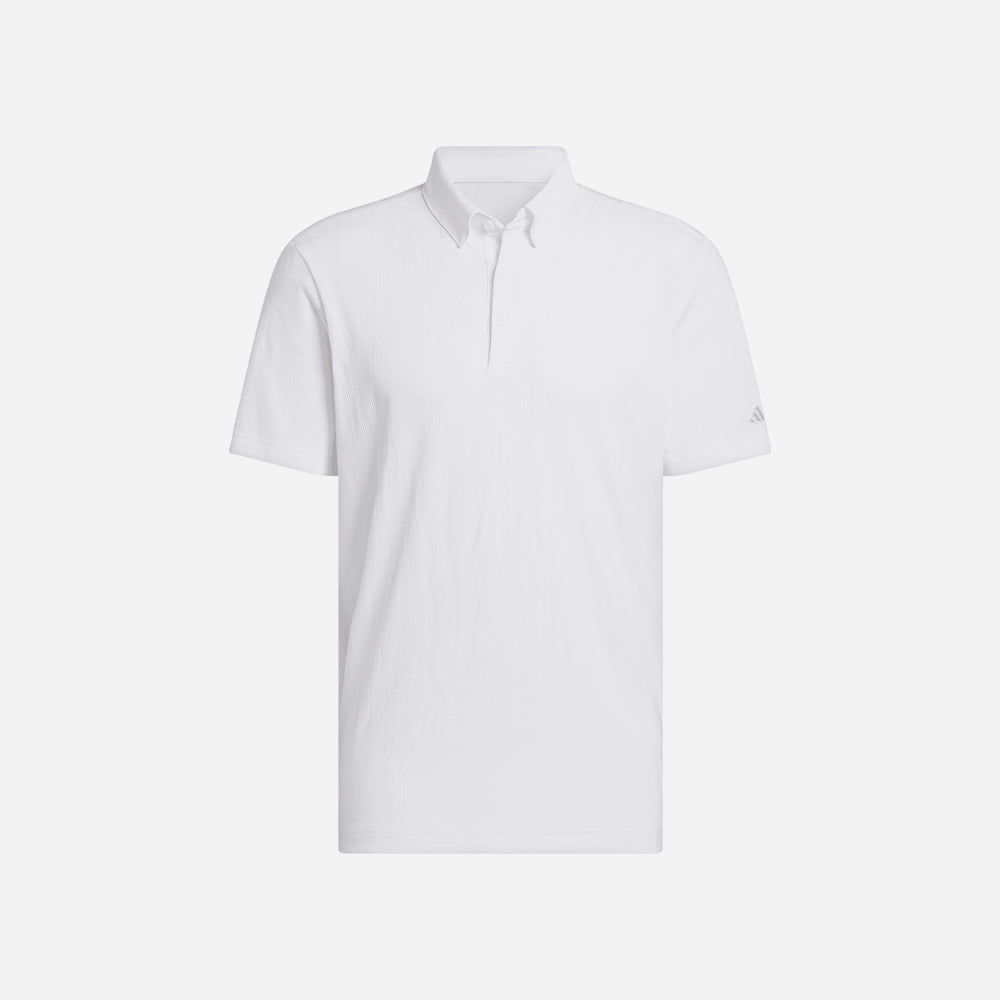 Áo Polo Nam Adidas Go-To Textured - Trắng - Supersports Vietnam