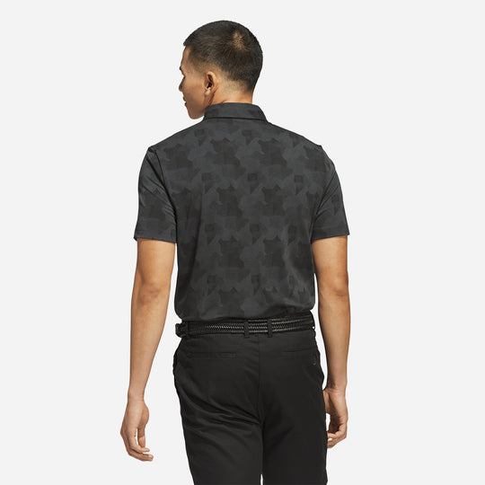 Áo Polo Golf Nam Adidas Go-To Printed - Đen